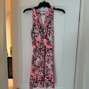 Lush floral design summer dress